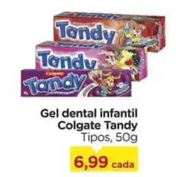 Carrefour Gel dental infantil Colgate Tandy Tipos, oferta