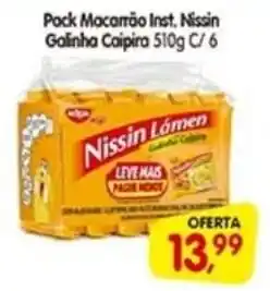 Cercadão Pack Macarrão Inst. Nissin Galinha Caipira oferta