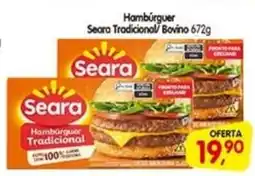 Cercadão Hambúrguer Seara Tradicional/ Bovino oferta