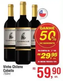 Fort Atacadista Vinho Chileno Caballo oferta