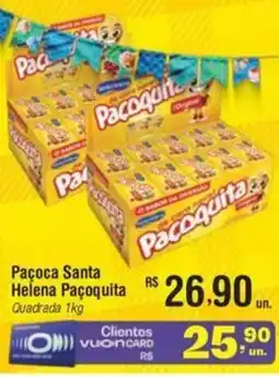 Fort Atacadista Paçoca Santa Helena Paçoquita Quadrada oferta
