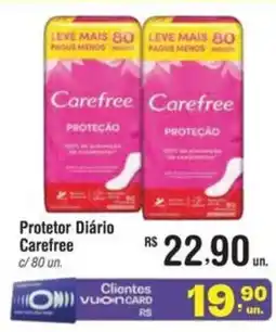 Fort Atacadista Protetor Diário Carefree oferta