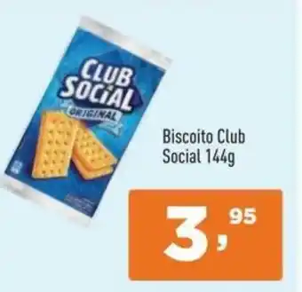 Supermercados Pague Menos Biscoito Club Social 144g oferta