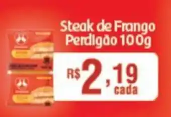 Supermercados São Vicente Steak de Frango Perdigão oferta