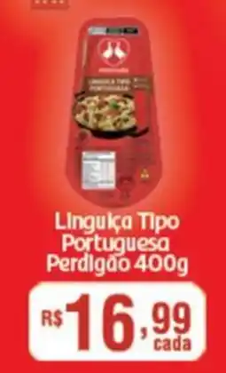 Supermercados São Vicente Linguiça Tipo Portuguesa Perdigão oferta
