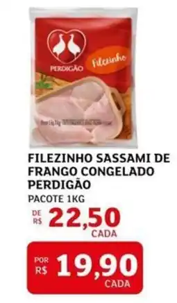 Assaí Atacadista Filezinho sassami de frango congelado perdigão oferta