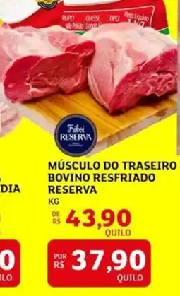 Assaí Atacadista Músculo do traseiro bovino resfriado reserva oferta