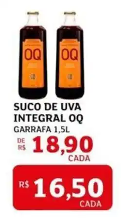 Assaí Atacadista Suco de uva integral oq garrafa oferta