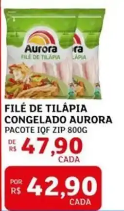 Assaí Atacadista Filé de tilápia congelado aurora pacote iqf zip oferta