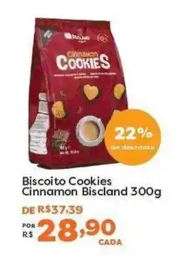 Biscoito Cookies Cinnamon Biscland