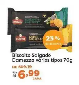 Mercadinhos São Luiz Biscoito Salgado Damezza vários tipos oferta