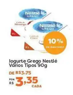 Mercadinhos São Luiz logurte Grego Nestlé Varios Tipos oferta