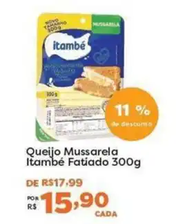 Queijo Mussarela Itambé Fatiado
