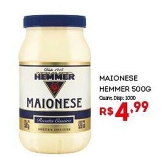 Bistek Supermercados Maionese Hemmer 500g oferta