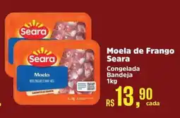 Supermercados Mateus Moela de Frango Seara oferta