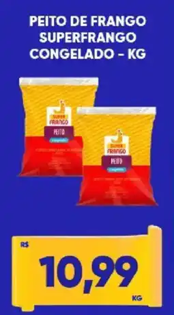 Peito de frango superfrango congelado