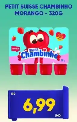 Petit suisse chambinho morango