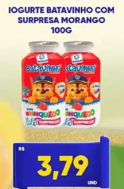 Tatico Iogurte batavinho com surpresa morango oferta