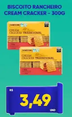 Tatico Biscoito rancheiro cream cracker oferta