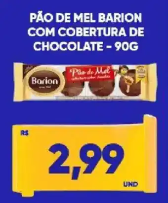 Tatico Pão de mel barion com cobertura de chocolate oferta