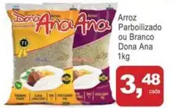 Mineirão Atacarejo Arroz Parbolizado ou Branco Dona Ana oferta