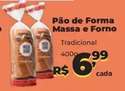 Supermercados Mateus Pão de Forma Massa e Forno oferta