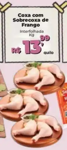 Supermercados Mateus Coxa com Sobrecoxa de Frango Interfolhada oferta