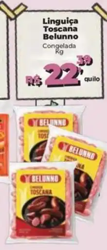 Supermercados Mateus Linguiça Toscana Belunno Congelada oferta
