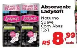 Supermercados Mateus Absorvente Ladysoft oferta