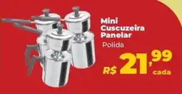 Supermercados Mateus Mini Cuscuzeira Panelar Polida oferta