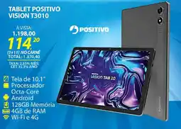 Lojas Cem Tablet positivo vision T3010 oferta