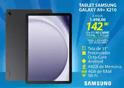 Lojas Cem Tablet samsung galaxy A9+ X210 oferta