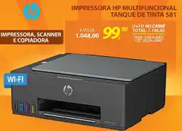 Lojas Cem Impressora hp multifuncional tanque de tinta 581 oferta