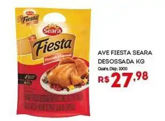 Bistek Supermercados Ave Fiesta Seara Desossada 1kg oferta