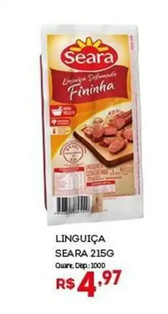 Bistek Supermercados Linguica Seara 215g oferta