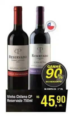 Fort Atacadista Vinho Chileno CP Reservado oferta