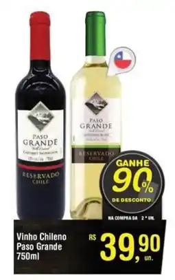 Fort Atacadista Vinho Chileno Paso Grande oferta