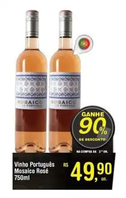 Fort Atacadista Vinho Português Mosaico Rosé oferta