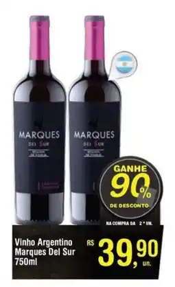 Fort Atacadista Vinho Argentino Marques Del Sur oferta