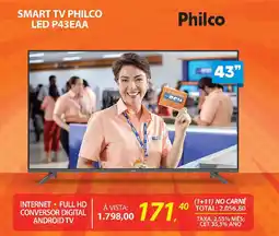 Lojas Cem Smart tv philco led P43EAA oferta