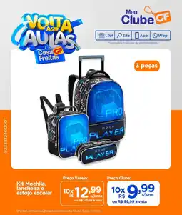 Casa Freitas Kit Mochila, lancheira e estojo escolar oferta