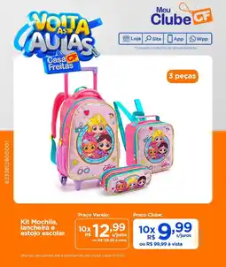 Casa Freitas Kit Mochila, lancheira e estojo escolar oferta