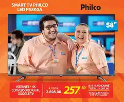 Smart tv philco LED P58KGA