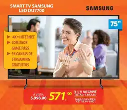Smart tv samsung LED DU7700