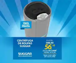 Lojas Cem Centrifuga de roupas suggar oferta