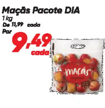Dia Maçãs Pacote DIA oferta