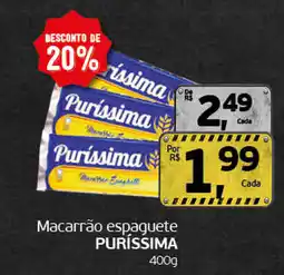 Cometa Supermercados Macarrão espaguete PURÍSSIMA oferta