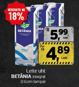 Cometa Supermercados Leite uht BETÂNIA integral oferta