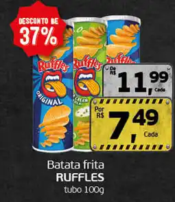 Cometa Supermercados Batata frita RUFFLES tubo oferta