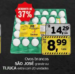Cometa Supermercados Ovos brancos SÃO JOSÉ grande ou TIJUCA extra oferta